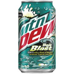   Mountain Dew USA Baja Blast Tropical Szénsavas Üdítőital 0,355l trópusi gyümölcs