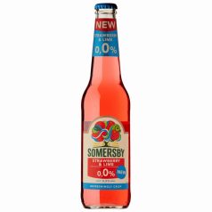 Somersby Alkoholmentes Cider Strawberry & Lime 0,33l (0%)