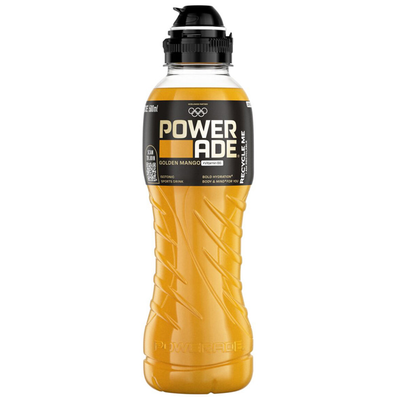 Powerade Golden Mango Izotóniás Sportital 0,5l - Szomjasfutar.hu