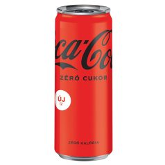   Coca Cola Zero Cukormentes Szénsavas Üdítőital 0,33l dobozos