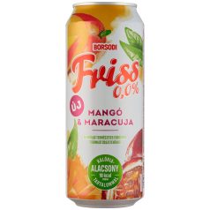   Borsodi Friss Mangó-Maracuja Alkoholmentes Dobozos Sör (0%) 0,5l
