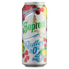   Soproni Radler Meggy-Citrom Alkoholmentes Dobozos Sör 0,5l (0%)