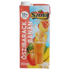 Szobi Őszibarack-Banán (12%) 1l