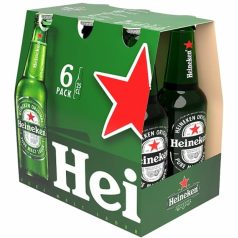   Heineken minőségi világos üveges sör pack 6 x 0,25l (5%)