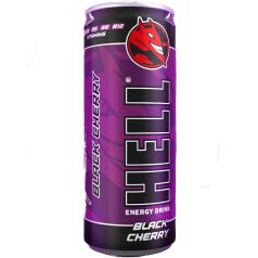 Hell Black Cherry Fekete Cseresznye Energiaital 0,25l